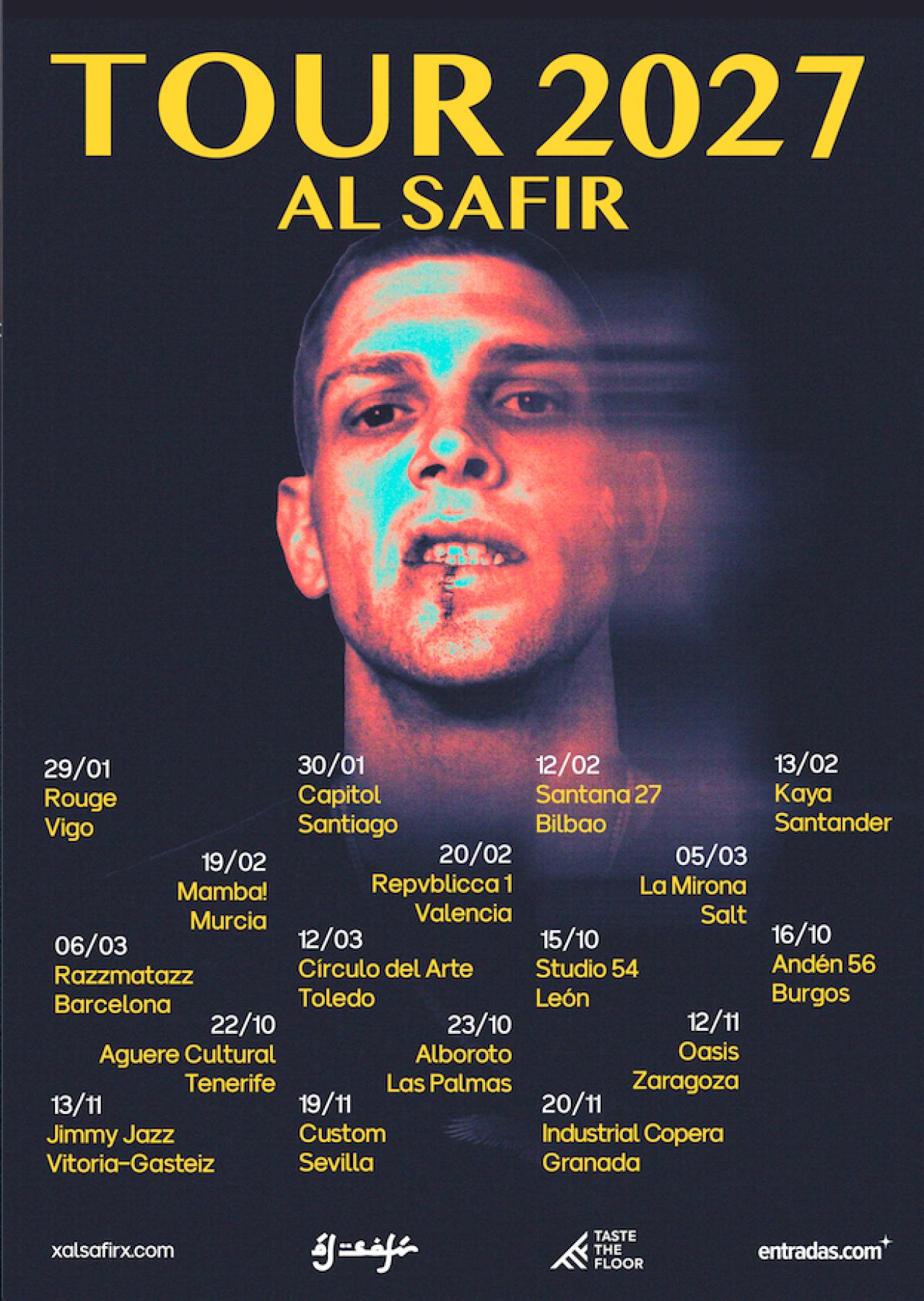 Al Safir anuncia una extensa gira por España para presentar «PRÍNCIPE» en 2027