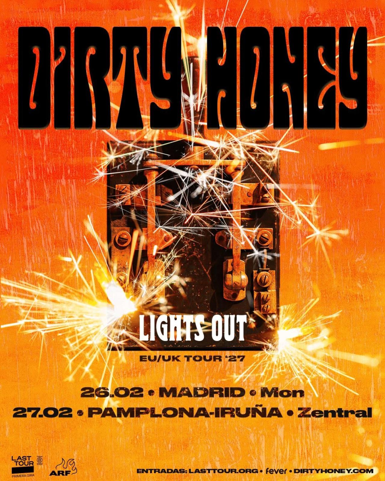 Dirty Honey presentará «Catch My Butterfly» en Madrid y Pamplona en febrero de 2027