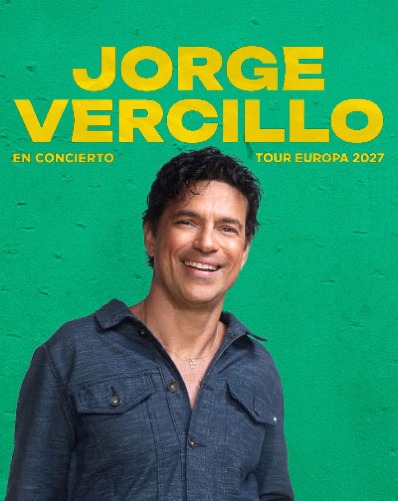 Jorge Vercillo debutará en España con dos conciertos en Madrid y Barcelona en febrero de 2027