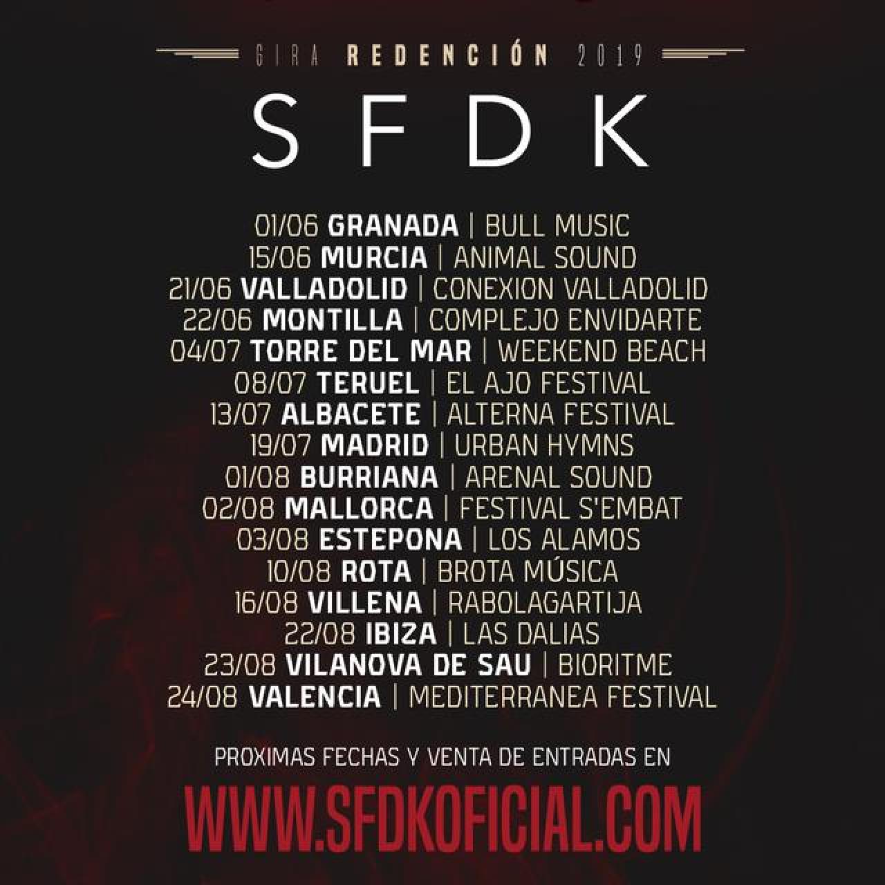 SFDK anuncia la salida de Redención y una nueva gira que arrancará en el año 2018