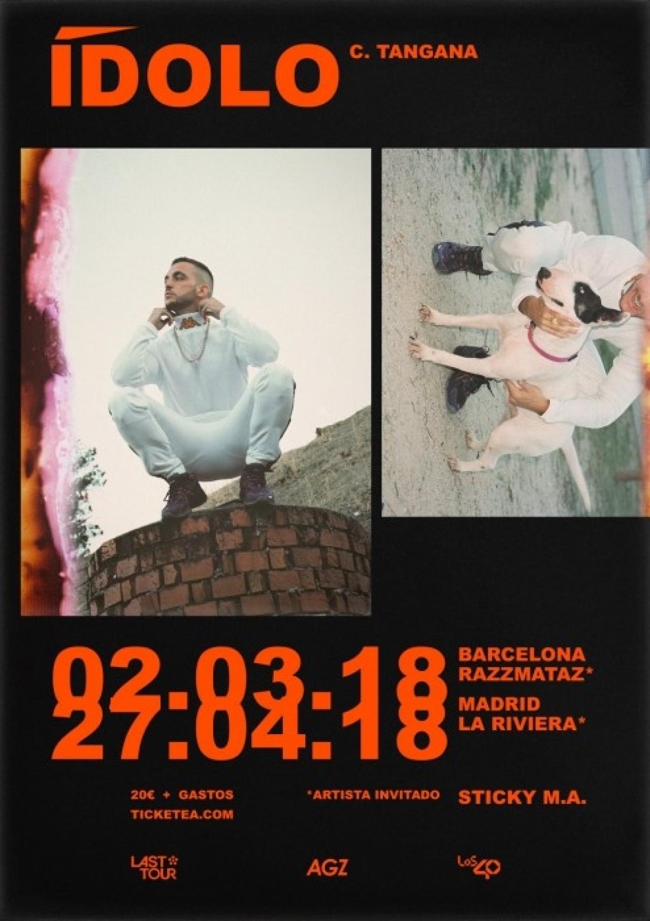 C.Tangana comenzará su gira Ídolo 2018 en Barcelona y Madrid