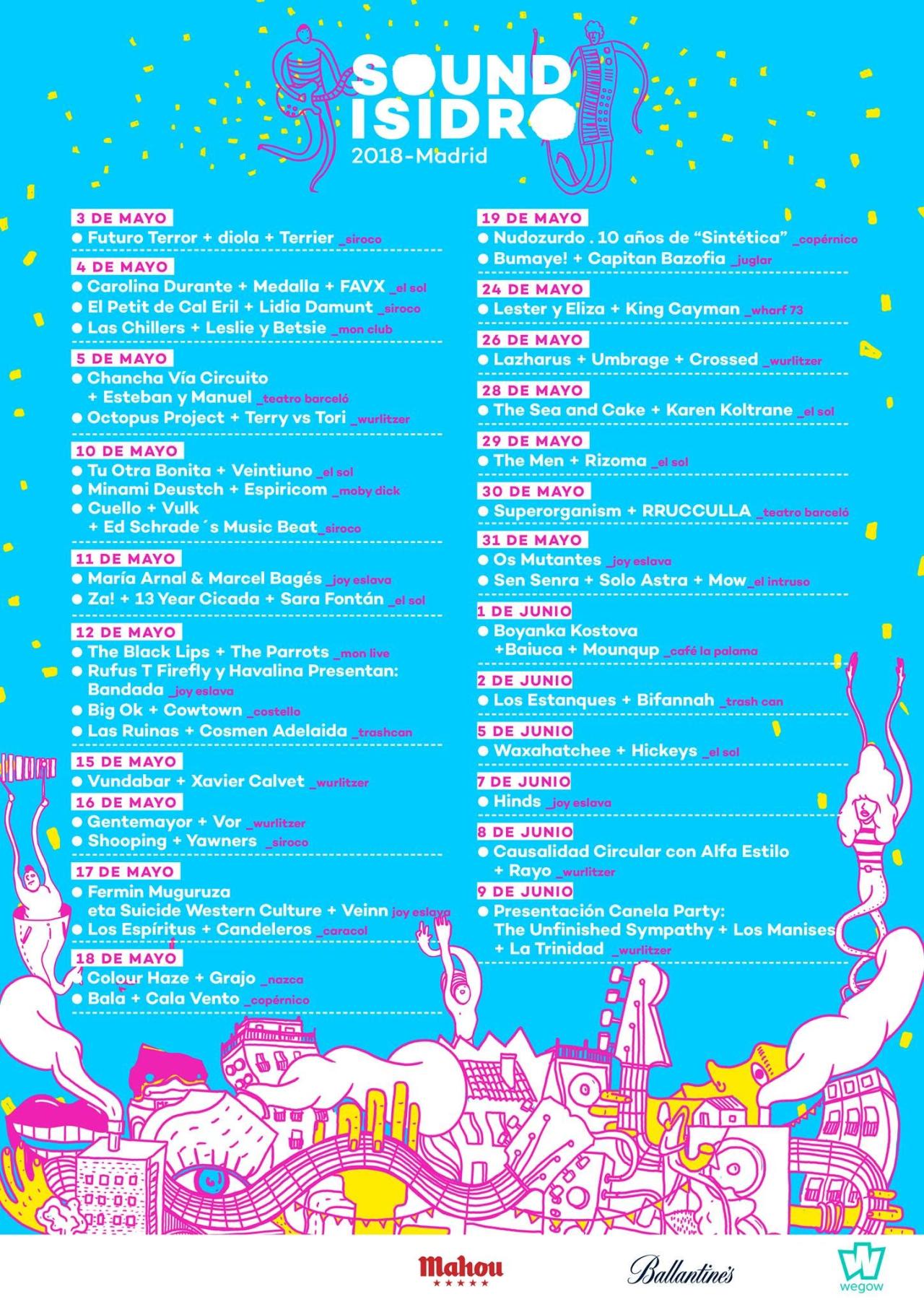 Sound Isidro 2018 anuncia parte de su cartel