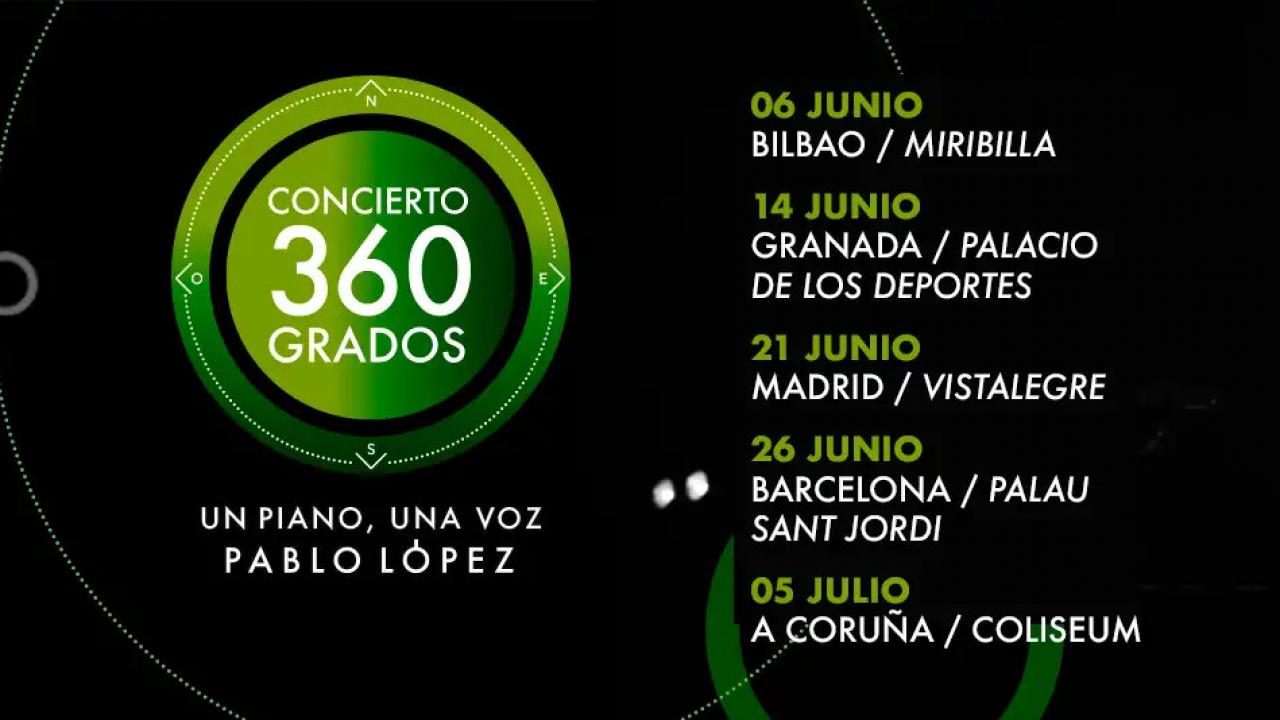 Pablo López vuelve en el año 2025 con su gira 360 grados