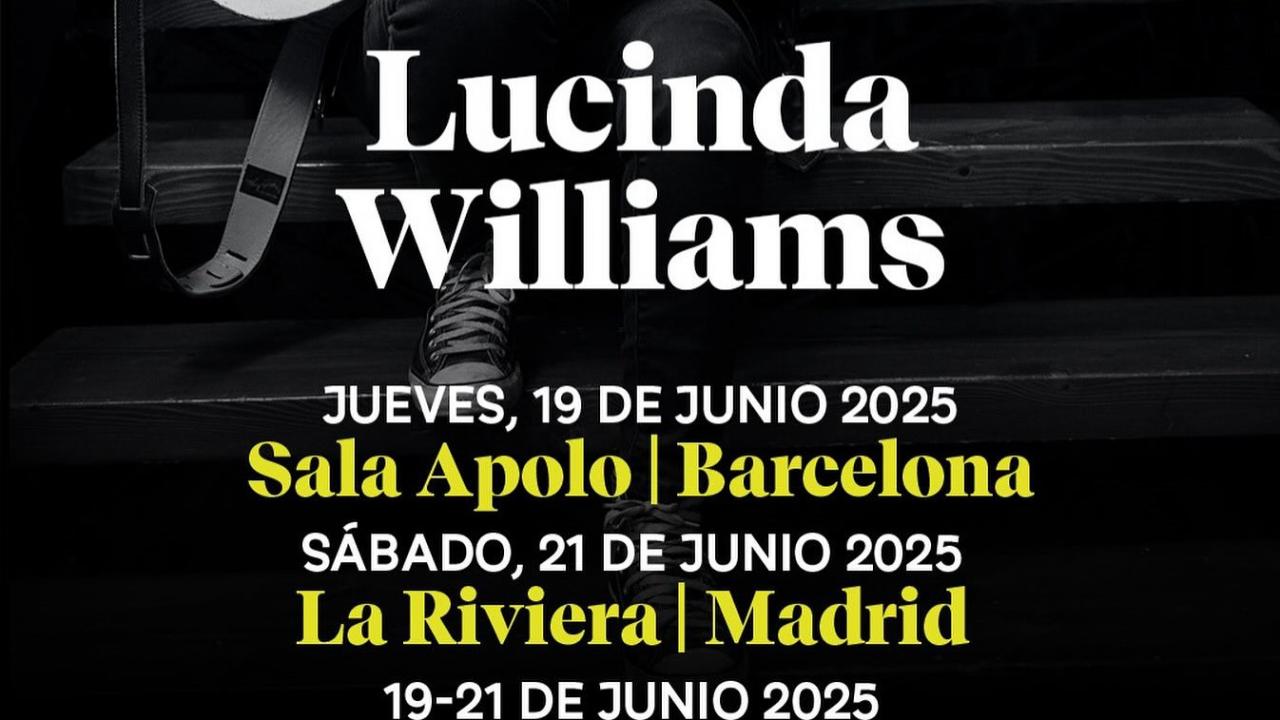 Lucinda Williams volverá a España en el año 2025