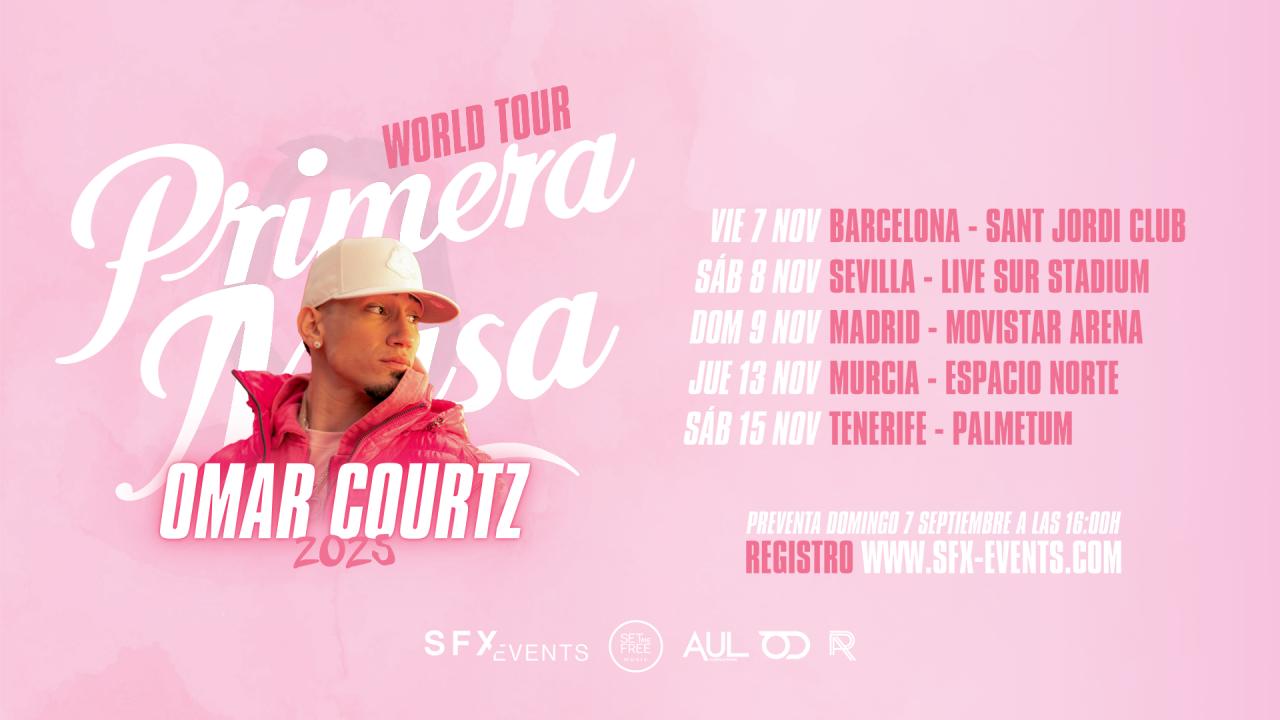 Omar Courtz Anuncia Gira en España para 2025