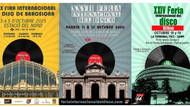 Vuelve la Fiesta de los Coleccionistas: La Feria Internacional del Disco Recorre Barcelona, Madrid y Bilbao en Octubre