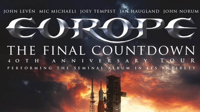 EUROPE Celebra el 40º Aniversario de ‘THE FINAL COUNTDOWN’ con Tres Conciertos Únicos en España en Octubre de 2026