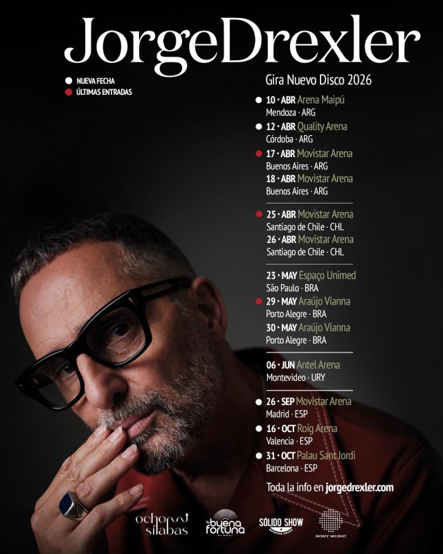 Jorge Drexler regresa a España en 2026 para presentar TARACÁ
