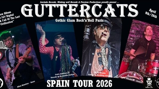 Guttercats regresan a España: La aristocracia del rock maldito presenta su nuevo álbum en abril