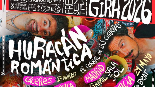 Huracán Romántica: Eléctrica irreverencia y rock sin concesiones en la gira #GPS16