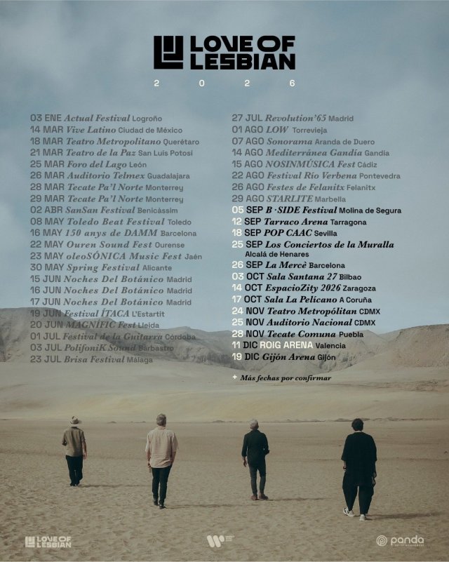 Love of Lesbian anuncia un "silencio de largo aliento": el fin de una era tras 25 años