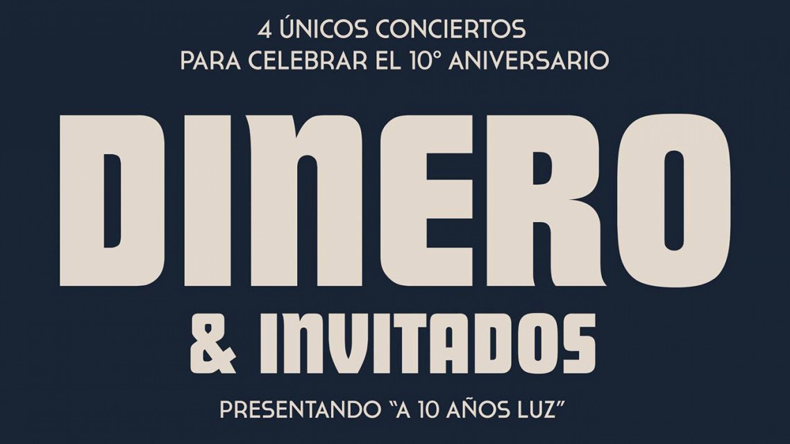 La banda Dinero dará 4 únicos conciertos para celebrar su X aniversario