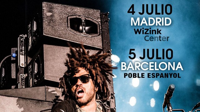 Lenny Kravitz actuara a principio de julio en Madrid y Barcelona