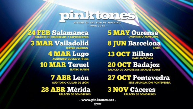 Pink Tones anuncian nuevas fechas de la gira "The return of the son of nothing"