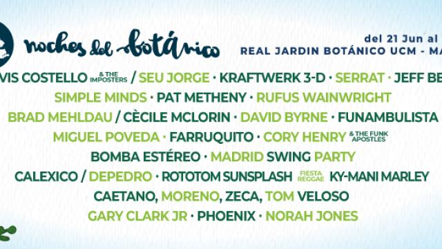 Vuelven Noches del Botánico al Jardín Botánico del 21 de junio al 29 de julio