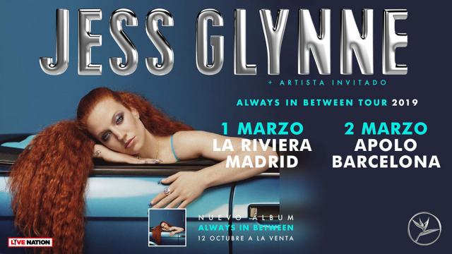 Jess Glynn actuará en Madrid y Barcelona en marzo del año 2019