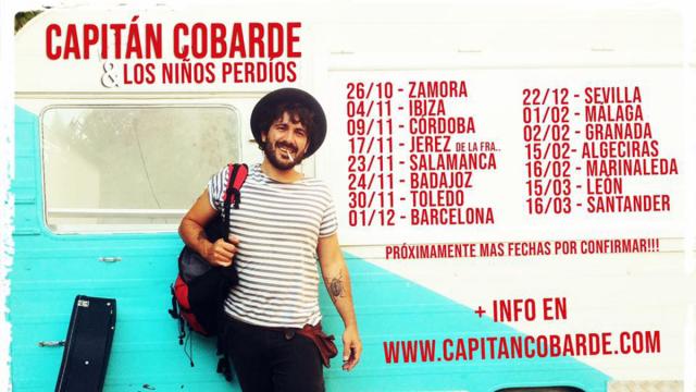 Capitán Cobarde & Los Niños Perdíos presentan gira por salas 2018-2019