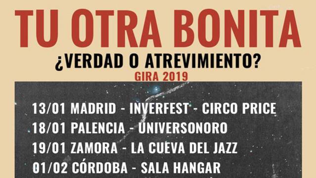 Tu Otra Bonita continúa la gira en el año 2019