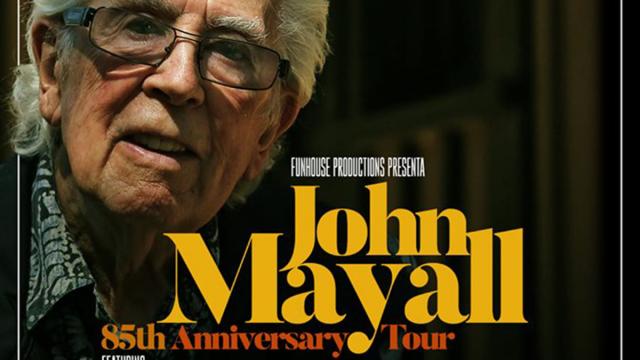 John Mayall volverá a España dentro de su gira 85 aniversario