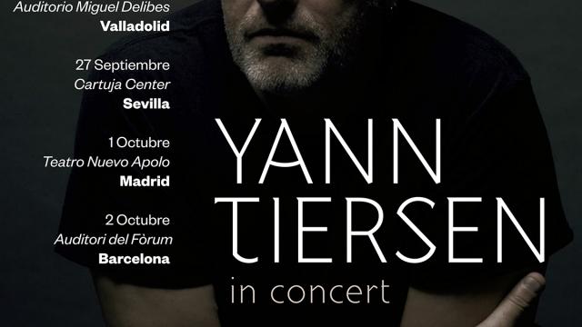 Yann Tiersen pasará por Valencia, Valladolid, Sevilla, Madrid y Barcelona