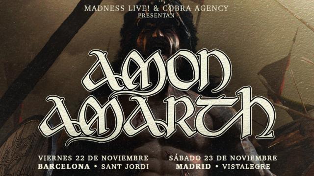 Amon Amarth actuará este noviembre en Madrid y Barcelona