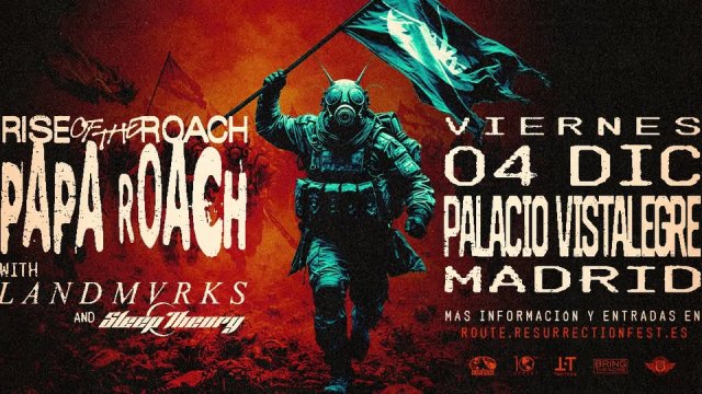 Papa Roach anuncia su único concierto en España en 2026