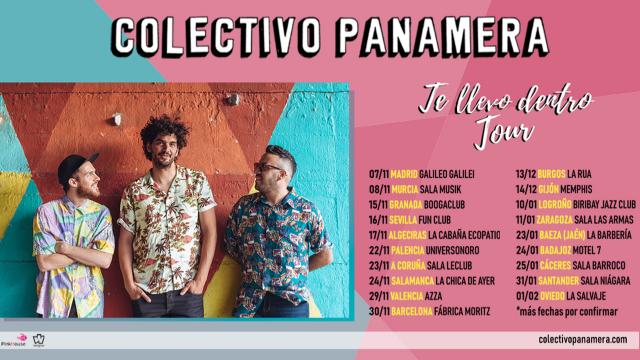 Nueva gira de Colectivo Panamera "Te Llevo Dentro Tour" a partir de noviembre