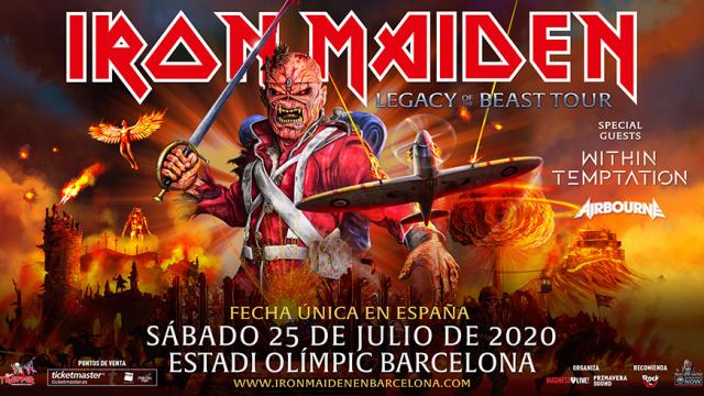 ¡Iron Maiden vuelve a España con su Legacy Of The Beast Tour!