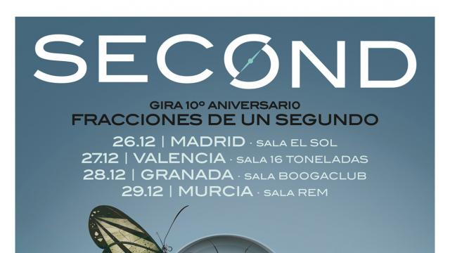 Second anuncia una breve gira para conmemorar el disco Fracciones de un Segundo