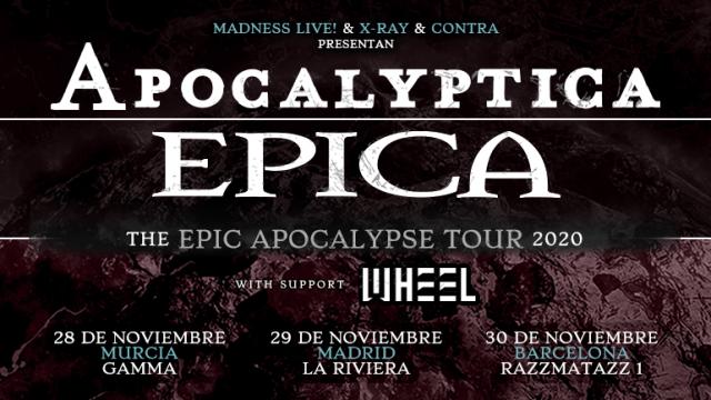 Apocalyptica confirma 3 fechas en nuestro país junto a Epica en su "The Epic Apocalipse Tour"