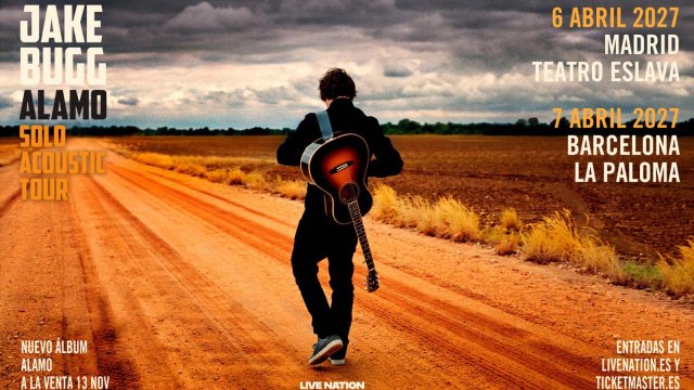 Jake Bugg vuelve a España solo y con una guitarra: Madrid y Barcelona en abril de 2027 para presentar 'Alamo'