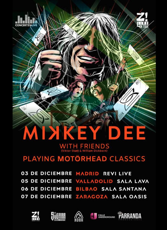 Mikkey Dee recuperará los clásicos de Motörhead en una gira española de cuatro conciertos