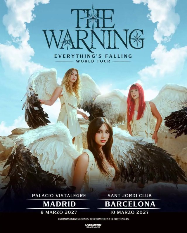 The Warning presentará «Everything’s Falling World Tour» en Madrid y Barcelona en marzo de 2027