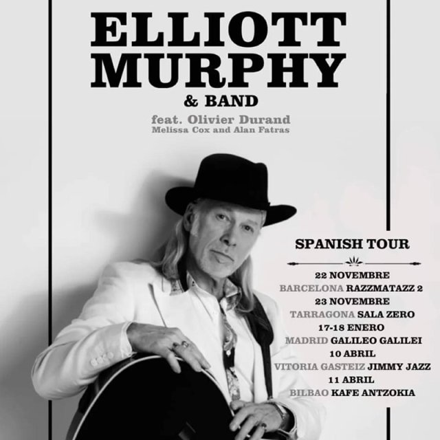 Elliott Murphy regresa a España con una extensa gira entre 2026 y 2027