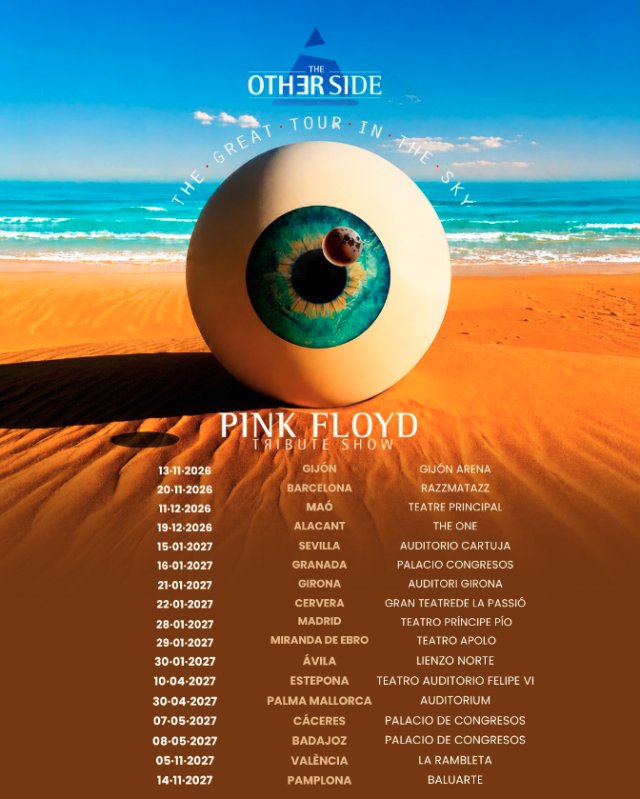 The Other Side llevará el universo de Pink Floyd por España con una extensa gira entre 2026 y 2027