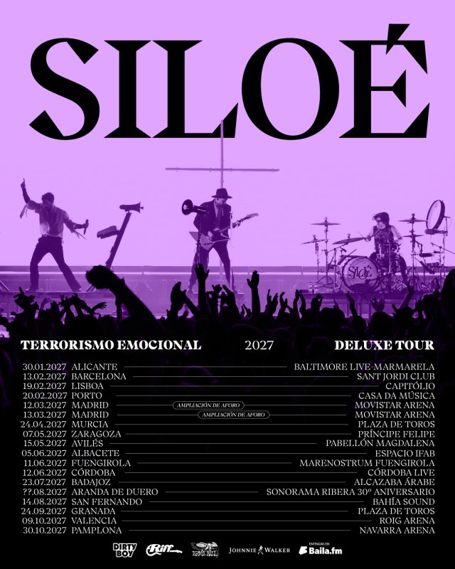 Siloé da el salto a los grandes recintos con «Terrorismo Emocional 2027 Deluxe Tour»