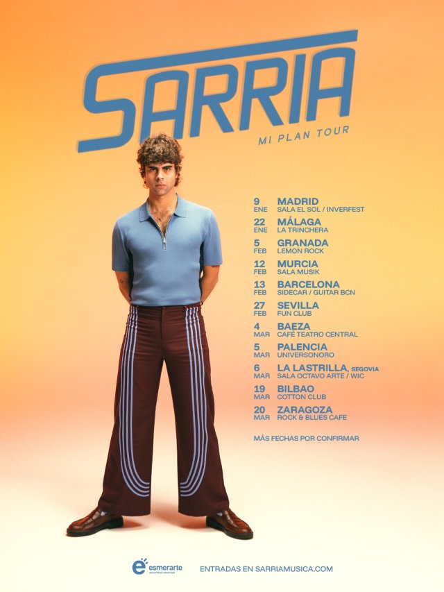 Nacho Sarria presenta «Mi Plan» y anuncia las primeras once fechas de su nueva gira