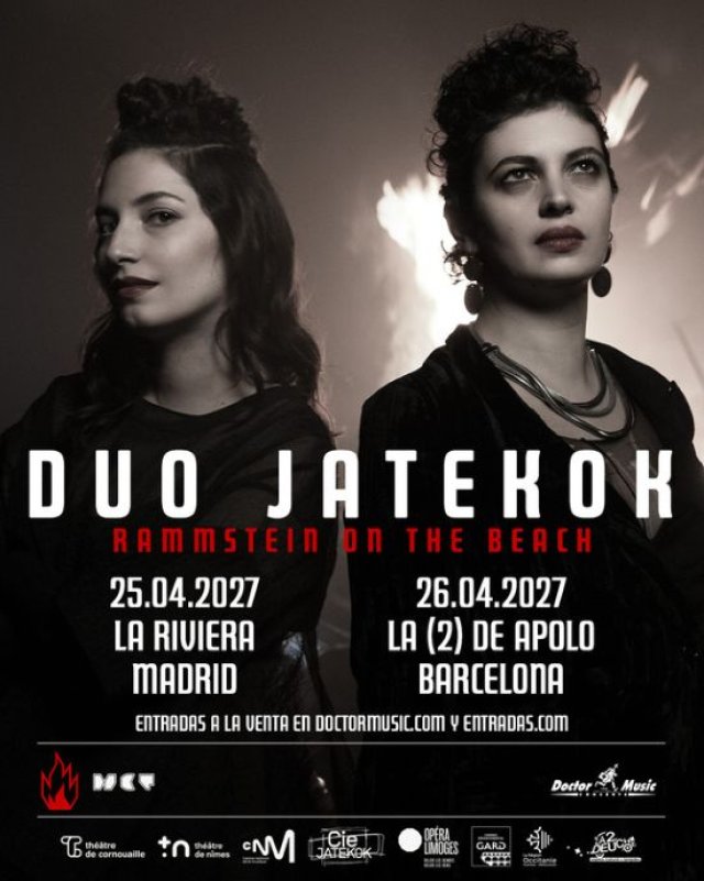 Duo Jatekok fusionará la música de Rammstein con el minimalismo clásico en Madrid y Barcelona en 2027