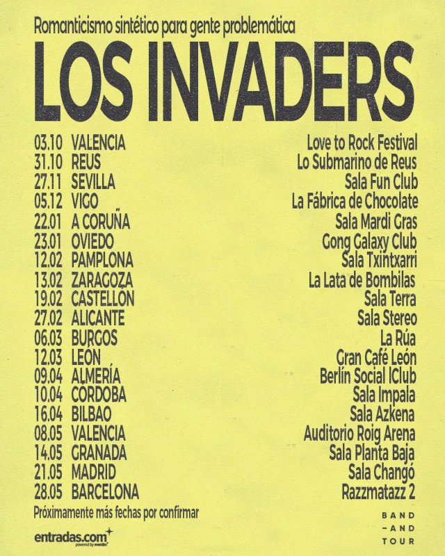 Los Invaders regresan con «Ruido Rosa» y anuncian «Viajeros Nocturnos», su tercer álbum de estudio para noviembre
