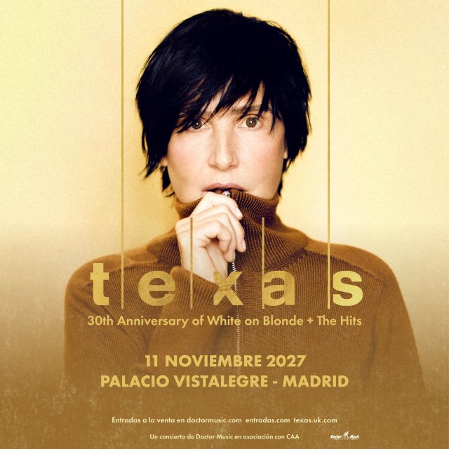 Texas celebrará el 30 aniversario de «White on Blonde» con un concierto en Madrid en 2027