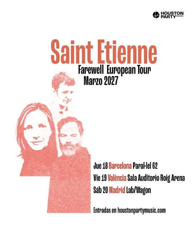 Saint Etienne se despide: su última gira pasará por Barcelona, València y Madrid en marzo de 2027