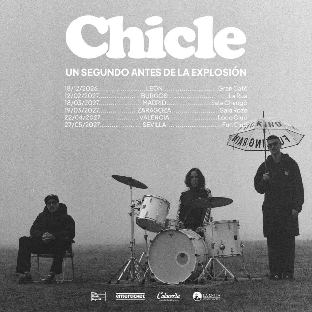 Chicle anuncia «Un segundo antes de la explosión», su nueva gira de Hard Rock que recorrerá seis ciudades españolas entre 2026 y 2027