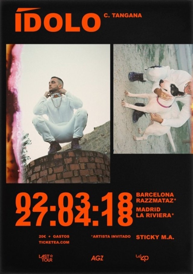C.Tangana comenzará su gira Ídolo 2018 en Barcelona y Madrid