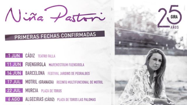 La gira 25 aniversario de Niña Pastori ya tiene fechas