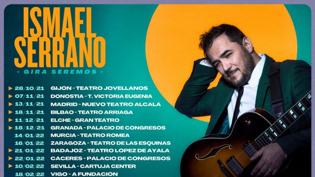 Ismael Serrano presenta las primeras fechas de su gira Seremos