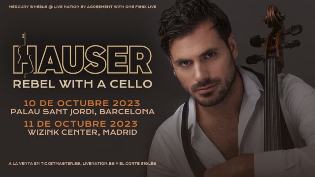 Hauser (2 Cellos) presenta The Player en Madrid y Barcelona