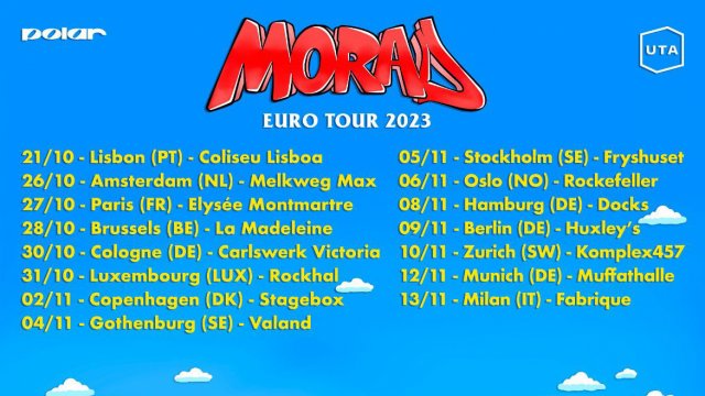 Morad ha anunciado las primeras fechas de gira Reinsertado