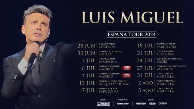 Luis Miguel ha anunciado nuevos conciertos en España