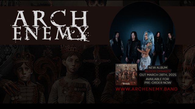Los suecos Arch Enemy lanzarán el día 28 de marzo de 2025 su nuevo trabajo "Blood Dynasty"