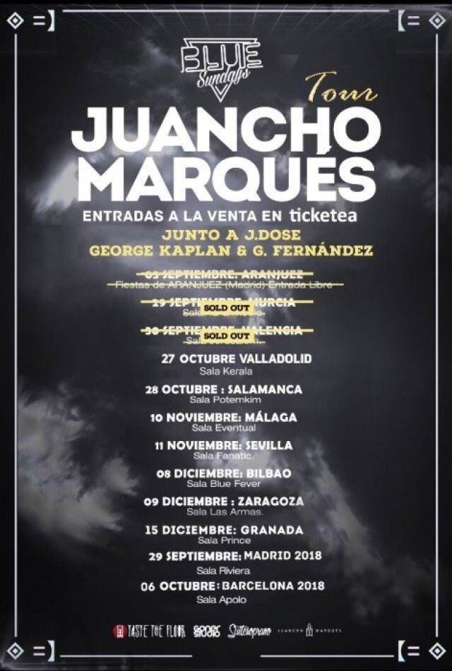 Juancho Marques presenta nuevas fechas de su gira The Blues Sundays